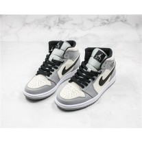 Air Jordan 1 Mid Light Smoke Grey Shoes