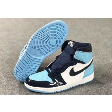 Nike Air Jordan 1 High OG "UNC Patent" Men's Obsidian/Blue Chill-White Basketball Shoes CD0461-401