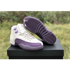 Nike Air Jordan 12 "Desert Sand" GS Desert Sand/Desert Sand-Pro Purple Basketball Shoes 510815-001