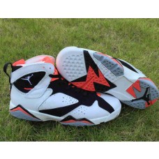 Nike Air Jordan 7 Retro Hot Lava GS White / White - Black - Hot Lava Basketball Shoes 442960-106