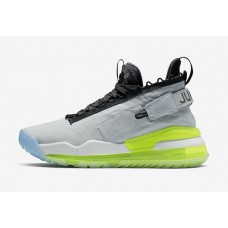 Men's Nike Air Jordan Proto Max 720 Basketball Shoes Grey/Black/Neon Green/Blue BQ6623-007